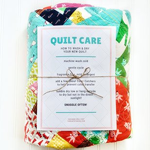 Quilt Care Printable - Thread to Thread Quilting